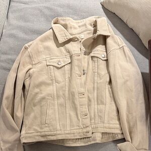 Thread & Supply Beige Denim Jacket